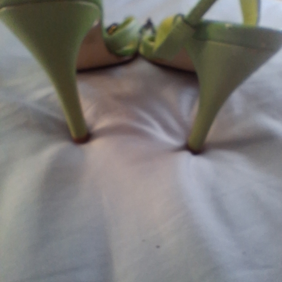 Rampage Lime Green Strappy Heels - Picture 4 of 4